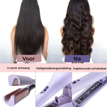 V-vormige golfvormige krultang