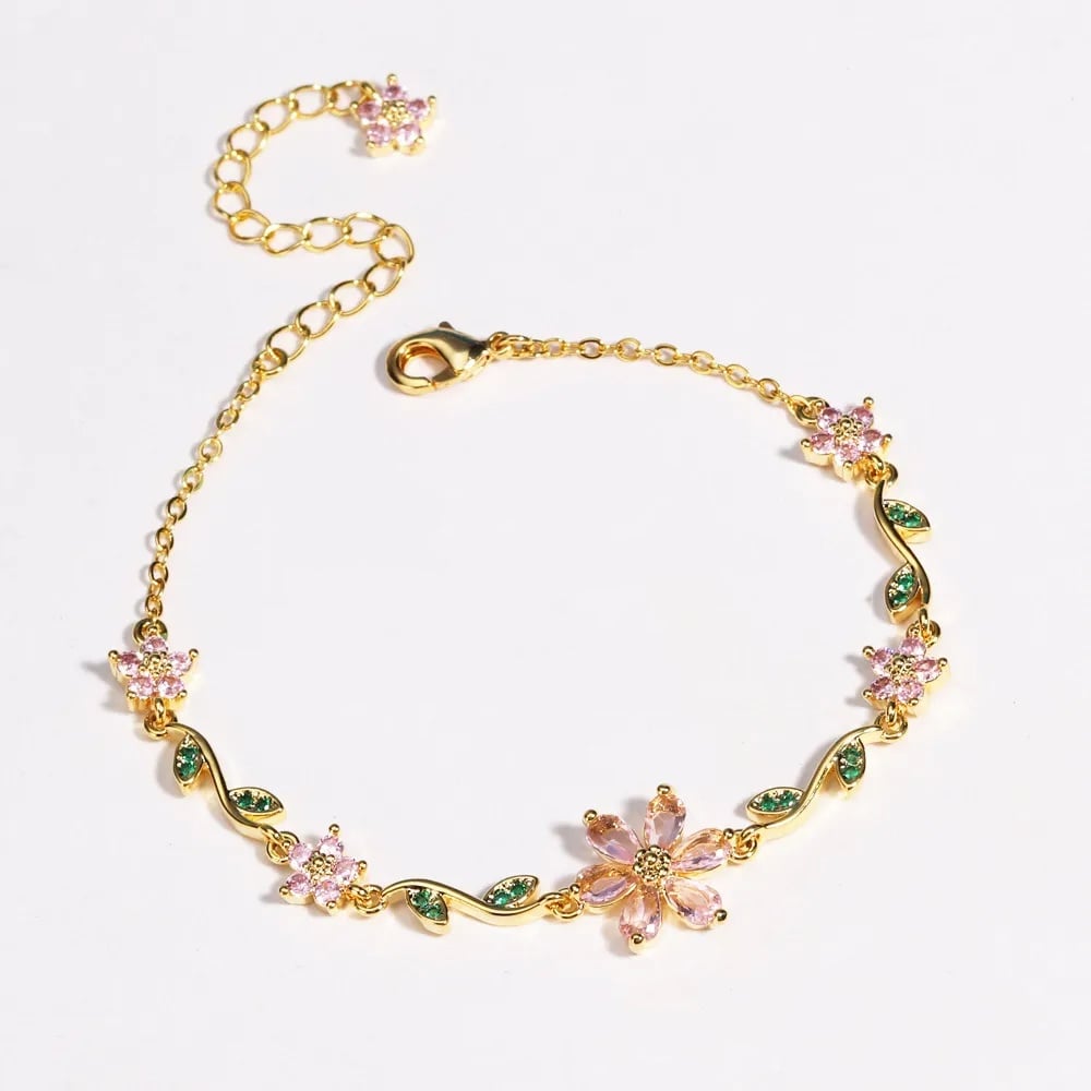 Bloemen Armband (Perfecte sieraden en cadeaus)