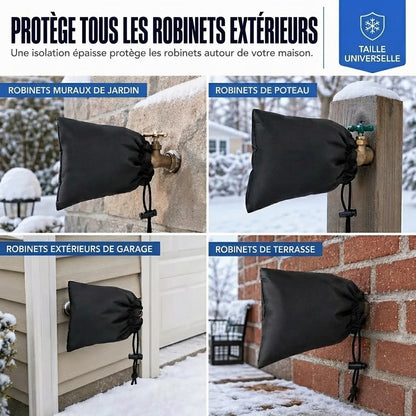 Housse isolante de protection pour robinets extérieurs