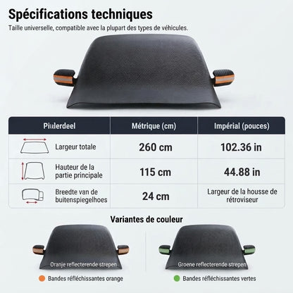 Housse de pare-brise magnétique et imperméable contre le soleil et la neige