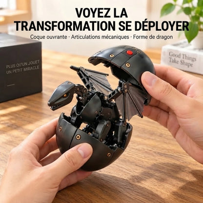 Œuf mécanique DragonMorph qui se transforme en dragon