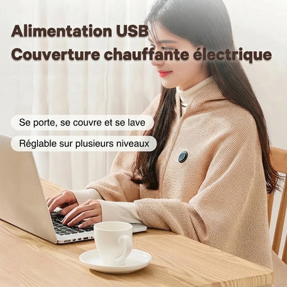 Écharpe chauffante électrique portable