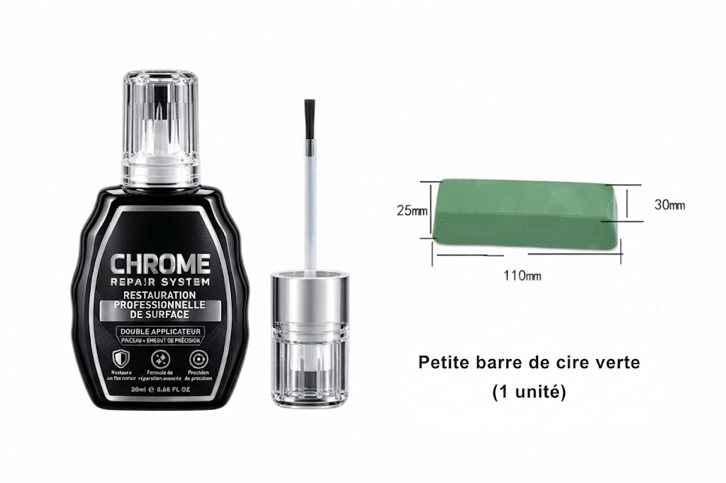Stylo professionnel de réparation chromée
