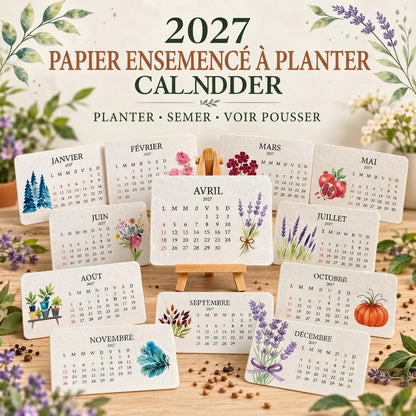 Calendrier de graines à planter 2027