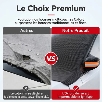 Housse de pare-brise magnétique et imperméable contre le soleil et la neige