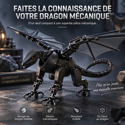 Œuf mécanique DragonMorph qui se transforme en dragon