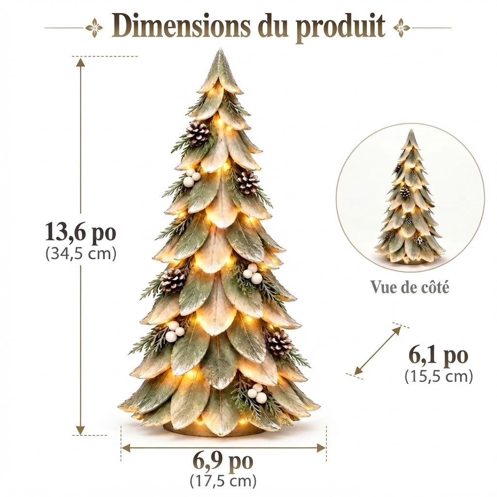Sapin de Noël Winterleaf Glow