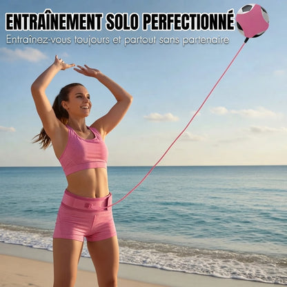 Entraîneur de volley-ball avec ceinture de hanche et 2 entraîneurs pour les mains