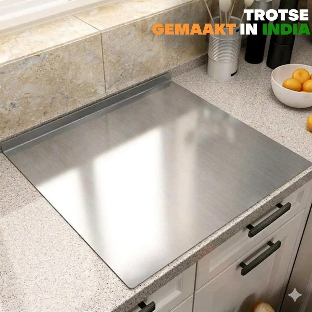 RVS Snijplank (30x40cm) – Dubbele Rand
