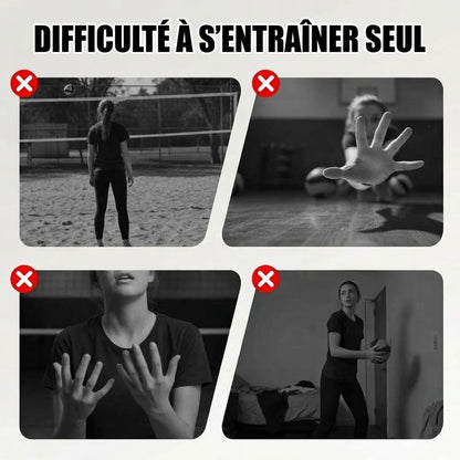 Entraîneur de volley-ball avec ceinture de hanche et 2 entraîneurs pour les mains