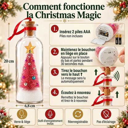 Christmas Magic message de Noël durable