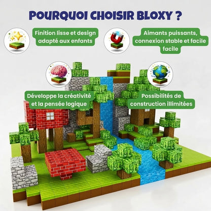 Blocs de construction magnétiques 3D Bloxy