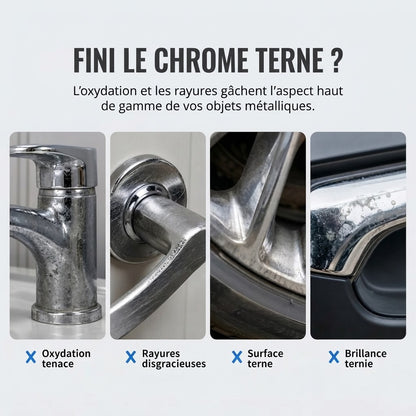 Stylo professionnel de réparation chromée