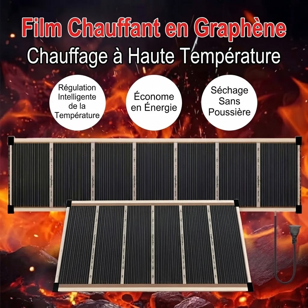 Chauffage mural au graphène avec chauffage infrarouge