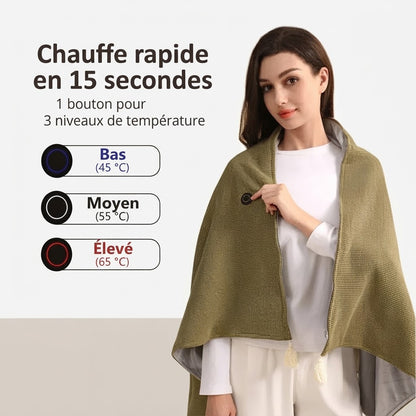 Écharpe chauffante électrique portable