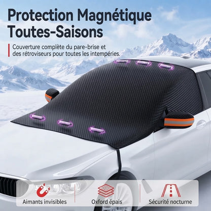 Housse de pare-brise magnétique et imperméable contre le soleil et la neige