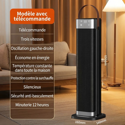 Chauffage d’appoint 2 en 1 avec humidificateur