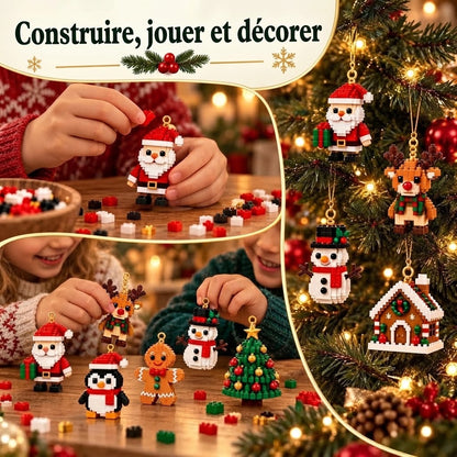 Calendrier de l’Avent Christmas Build avec figurines de Noël à construire