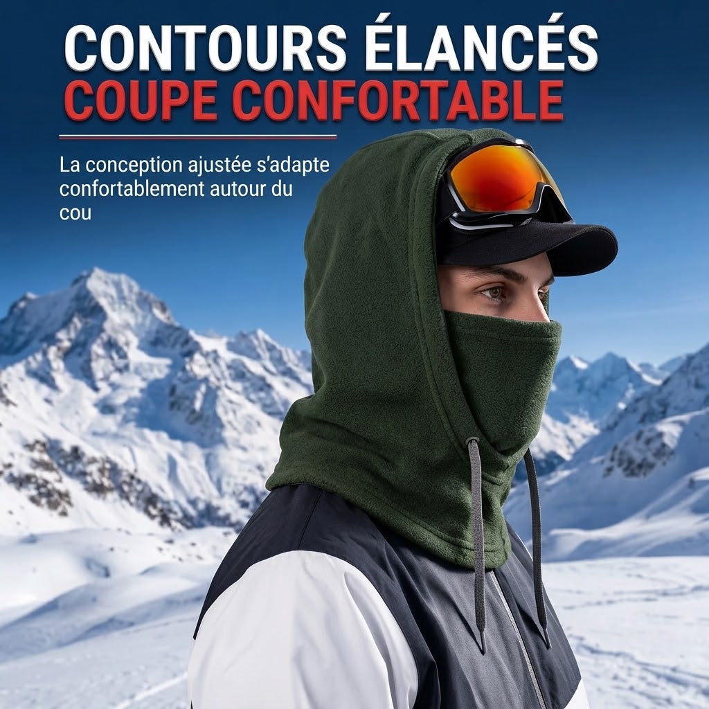 Cagoule de ski chaude pour activités en plein air