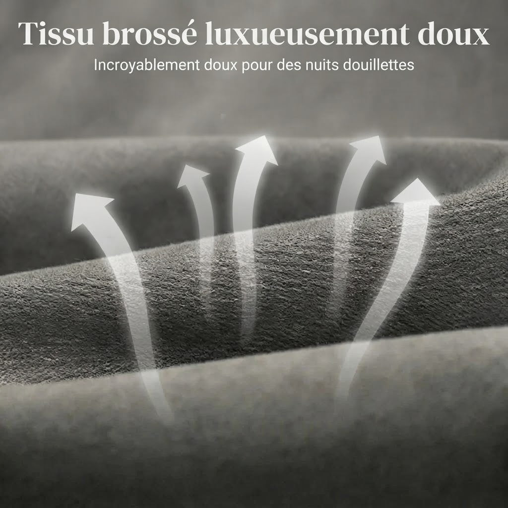Ensemble de draps-housses doux 3 pièces avec ajustement élastique