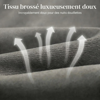 Ensemble de draps-housses doux 3 pièces avec ajustement élastique