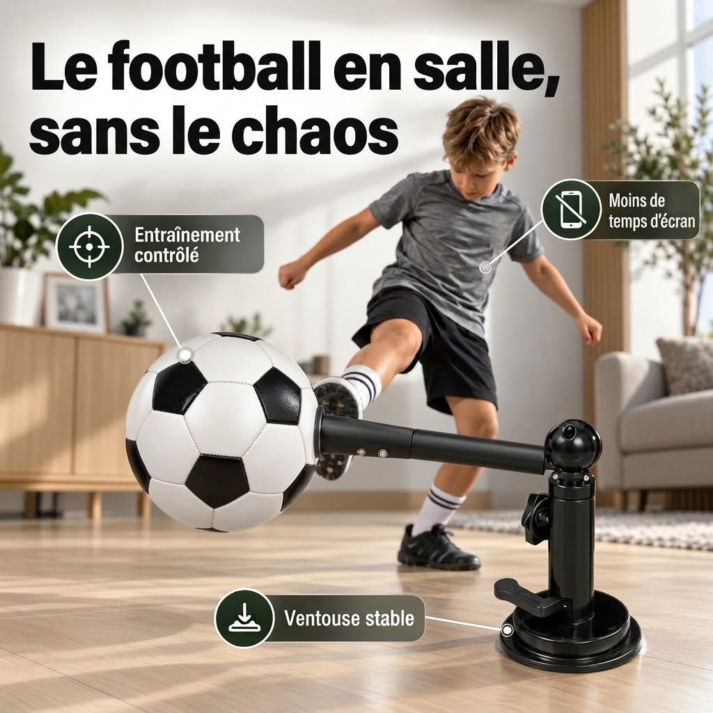 SoloKick 360 entraîneur de football en intérieur