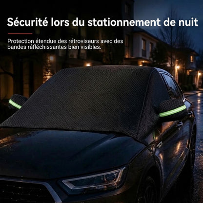 Housse de pare-brise magnétique et imperméable contre le soleil et la neige