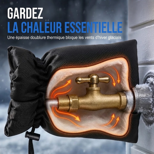 Housse isolante de protection pour robinets extérieurs