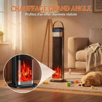 Chauffage d’appoint 2 en 1 avec humidificateur