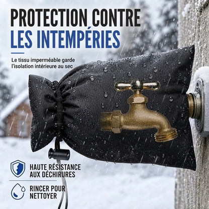 Housse isolante de protection pour robinets extérieurs