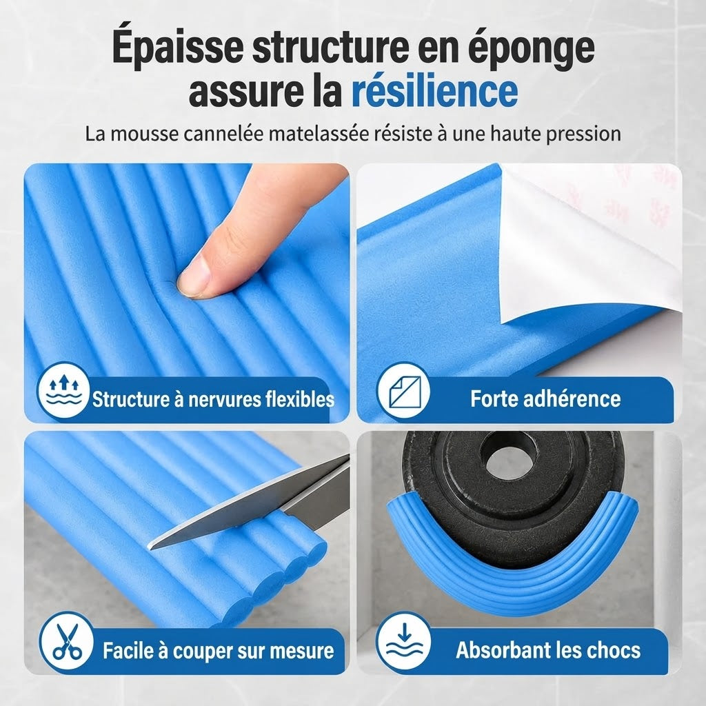 Isolation adhésive pour tuyaux contre le gel des conduites extérieures