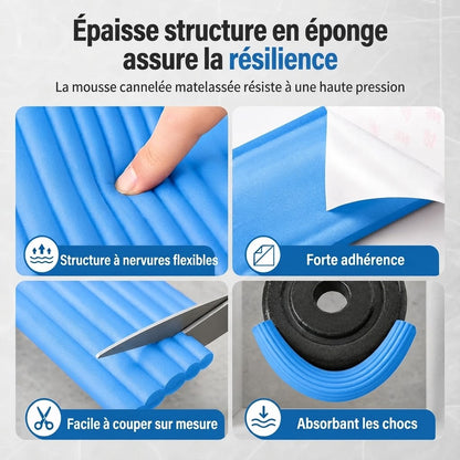 Isolation adhésive pour tuyaux contre le gel des conduites extérieures