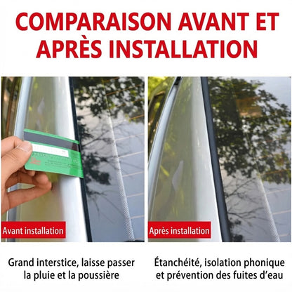 Bande d’étanchéité en caoutchouc pour voiture à découper sur mesure