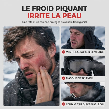 Cagoule de ski chaude pour activités en plein air