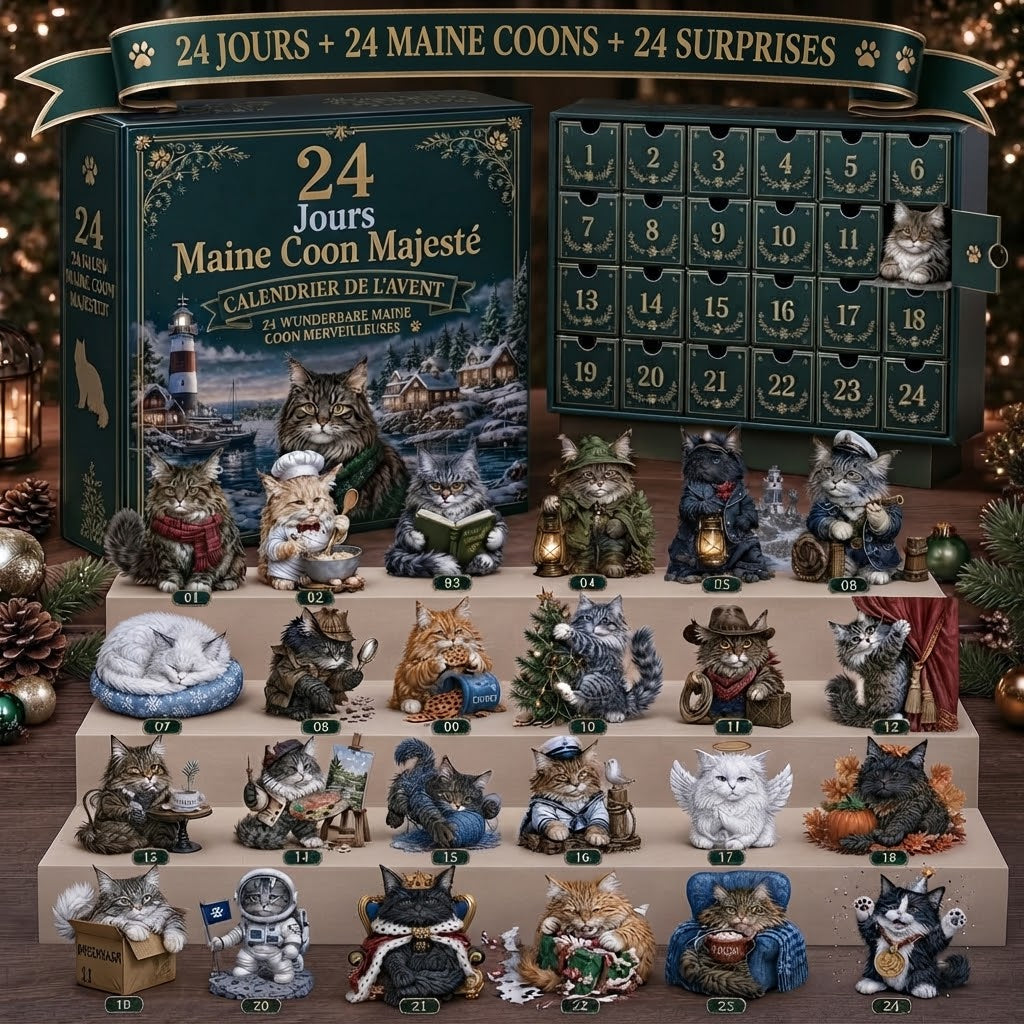 Calendrier de l’Avent animaux 2026 avec 24 surprises