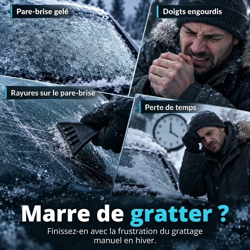 Dispositif électromagnétique contre la neige et le givre pour voitures