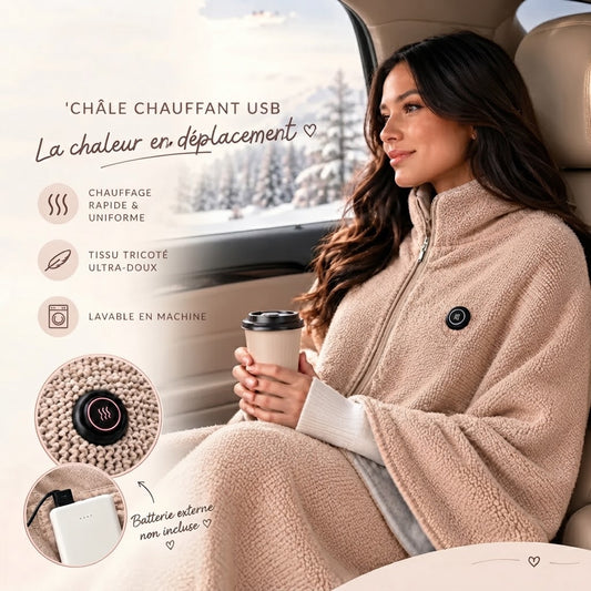 Écharpe chauffante électrique portable