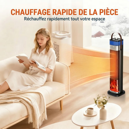 Chauffage d’appoint 2 en 1 avec humidificateur