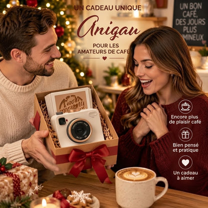 Caméra rétro pour latte art – imprimante mécanique à pochoirs
