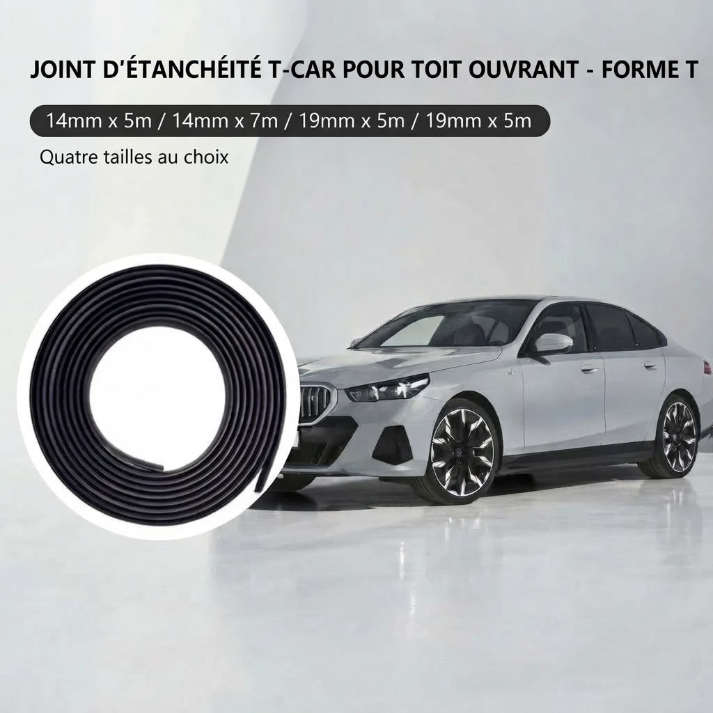 Bande d’étanchéité en caoutchouc pour voiture à découper sur mesure
