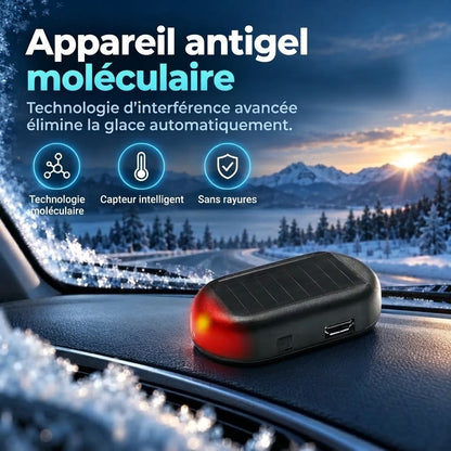 Dispositif électromagnétique contre la neige et le givre pour voitures