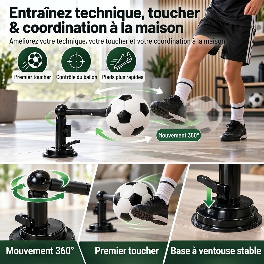 SoloKick 360 entraîneur de football en intérieur