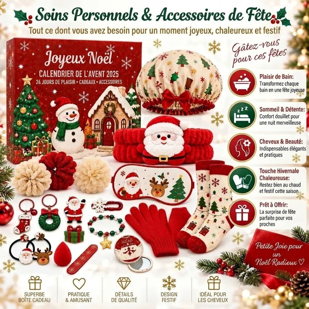 Calendrier de l’Avent beauté Dreamy Christmas avec surprises bien-être