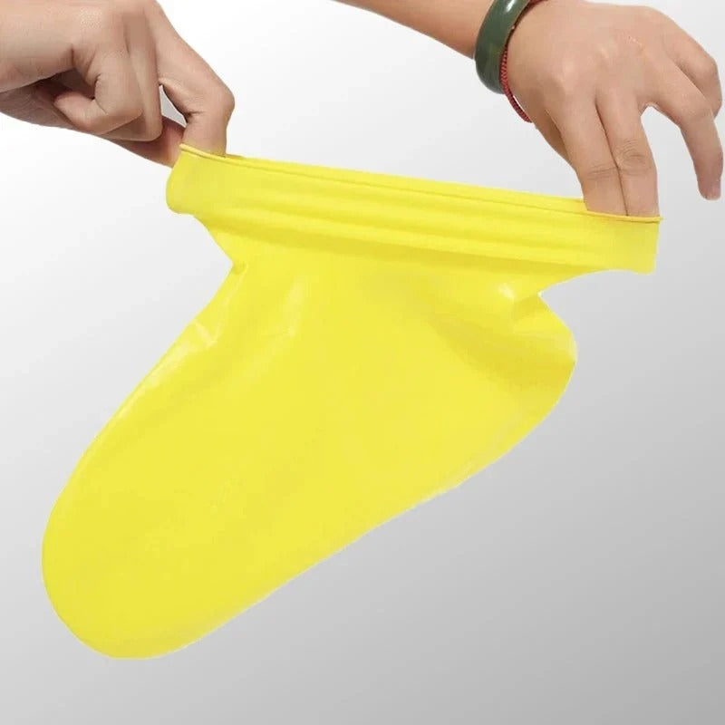 Couvre-chaussures de pluie étanches en latex