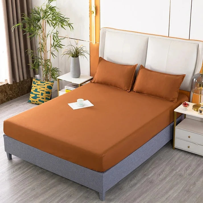 Ensemble de draps-housses doux 3 pièces avec ajustement élastique