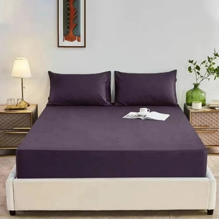 Ensemble de draps-housses doux 3 pièces avec ajustement élastique