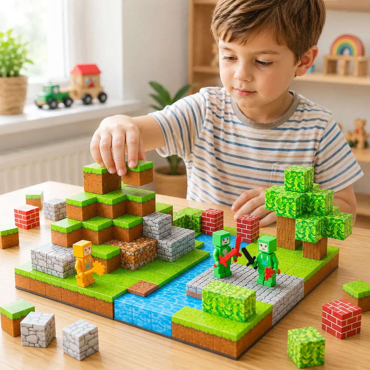 Blocs de construction magnétiques 3D Bloxy