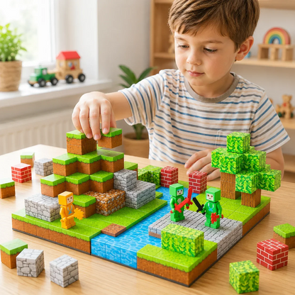 Blocs de construction magnétiques 3D Bloxy