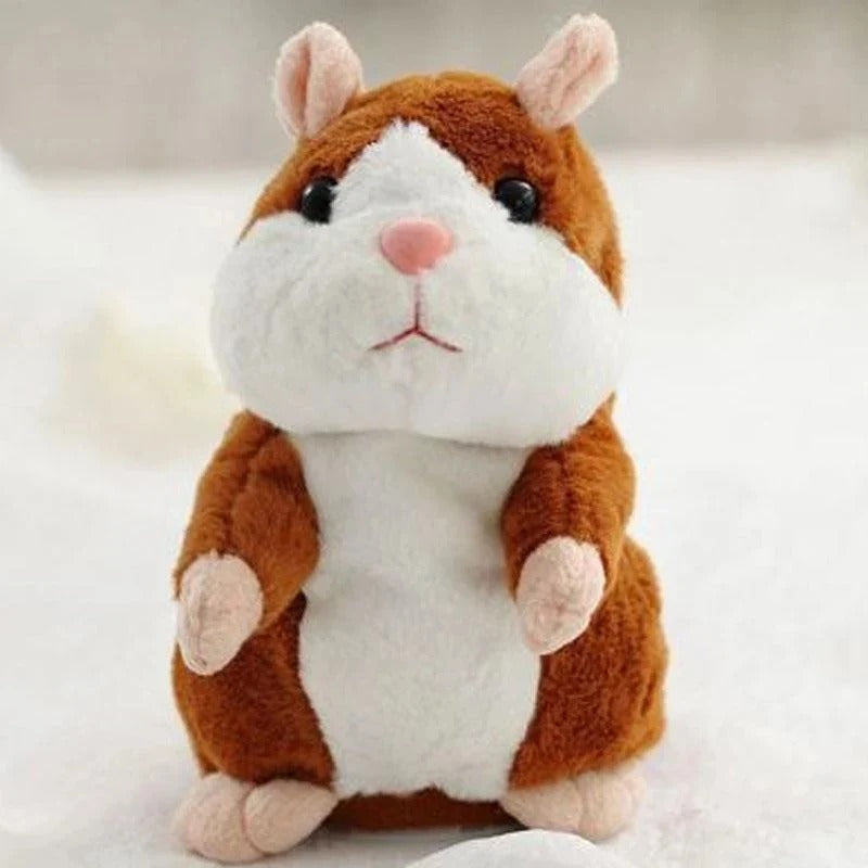 Peluche hamster parlante qui vous imite et secoue la tête