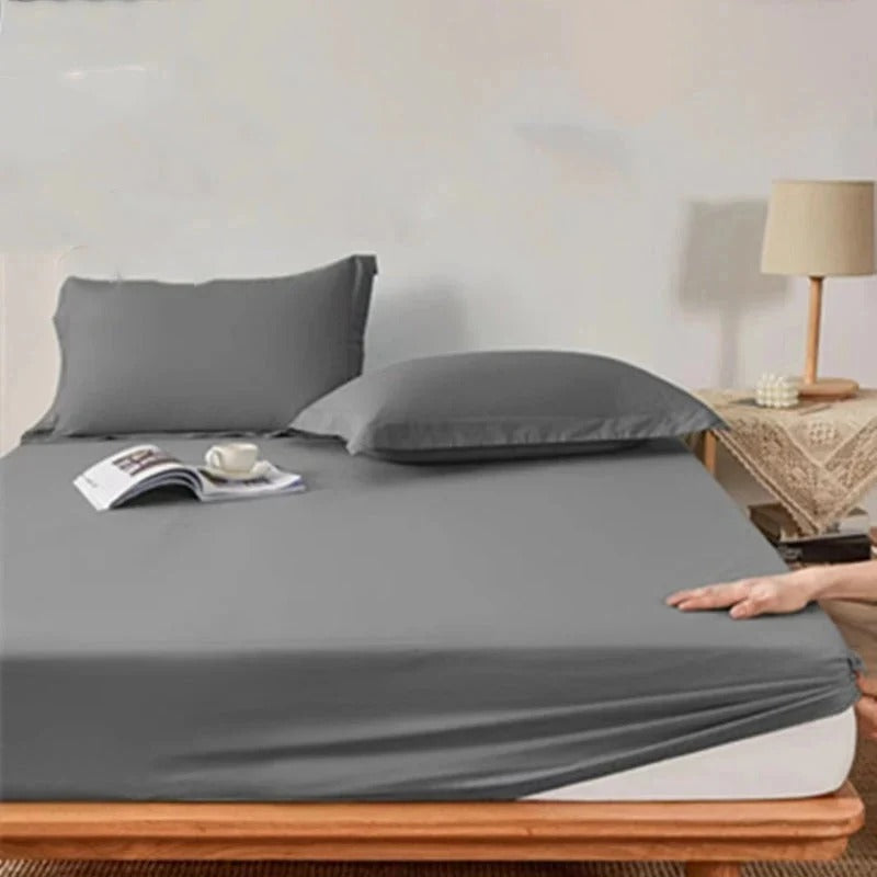 Ensemble de draps-housses doux 3 pièces avec ajustement élastique